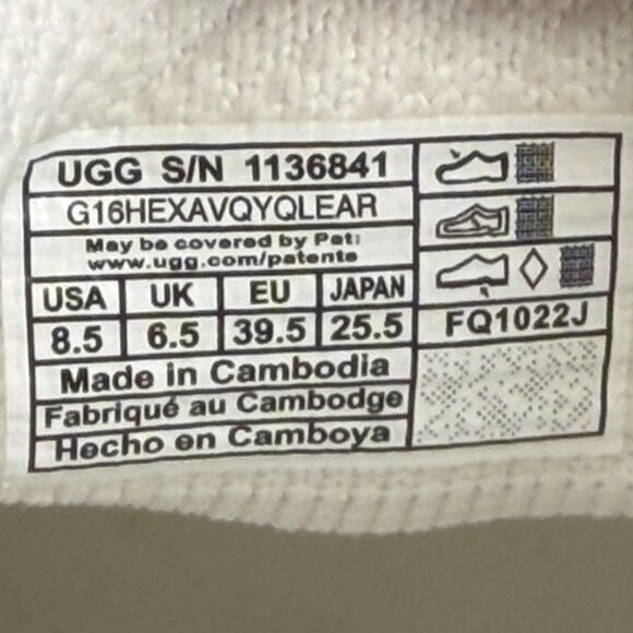 UGG White and Tan Sneakers - Picture 10 of 11